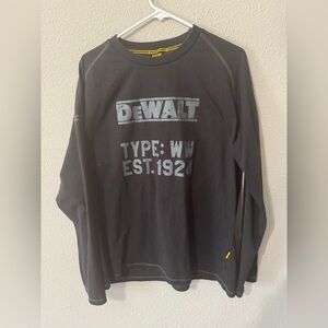 DeWalt Men's Long Sleeve Logo Tee - Black